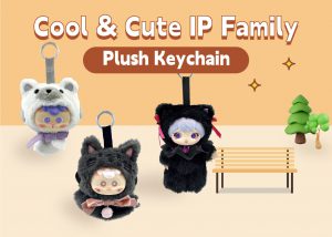 Cool & Cute IP FamilyPlush Keychain
