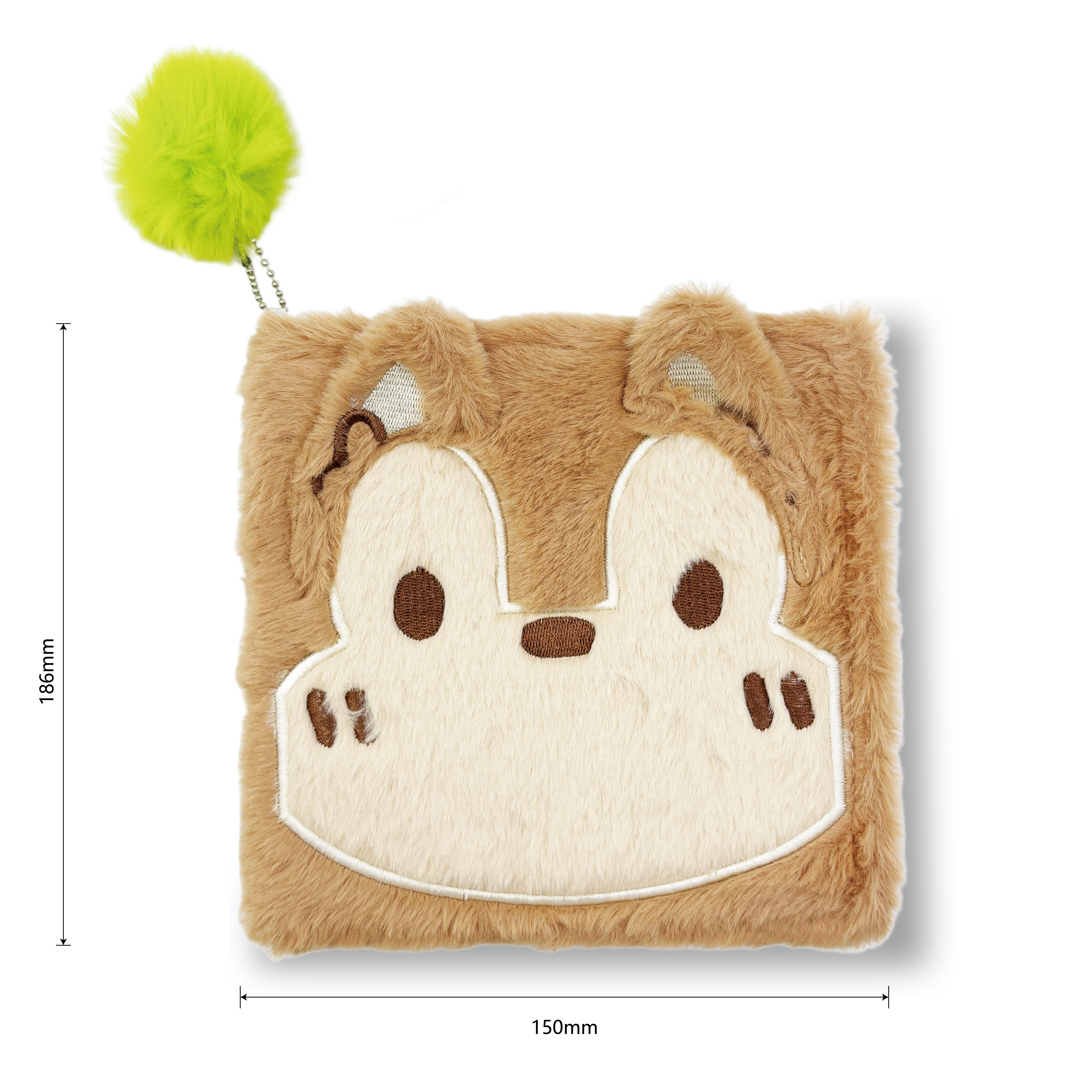 Plush Notebook – Custom OEM Cartoon Notebook with Plush Cover (KJ3430) - image 5