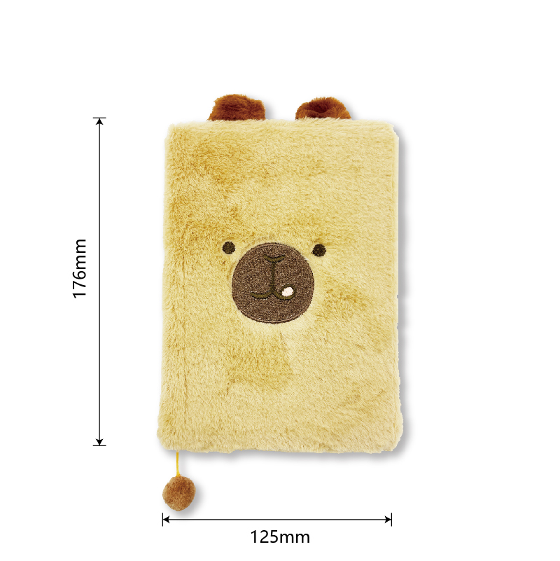 Capybara plush notebook KJ3463