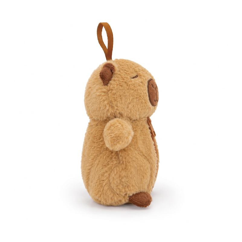 Capybara Plush Pencil Case – Soft Animal Stationery Pouch (KJ3467) — product view 2