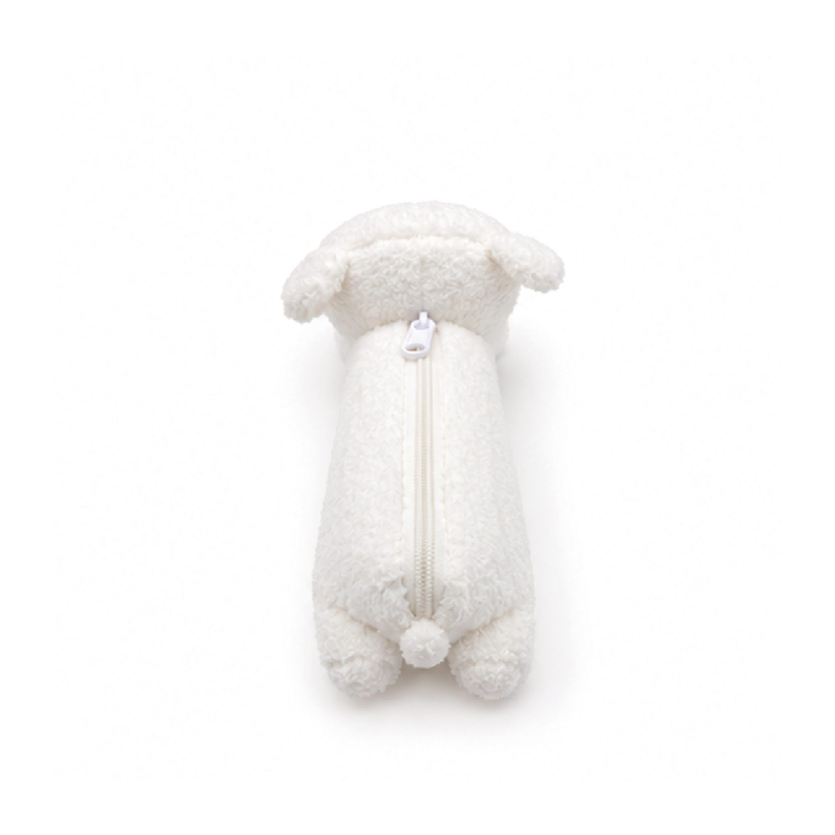 Maltese Dog Plush Pencil Case – White Puppy Stationery Pouch (KJ3472) — product view 3