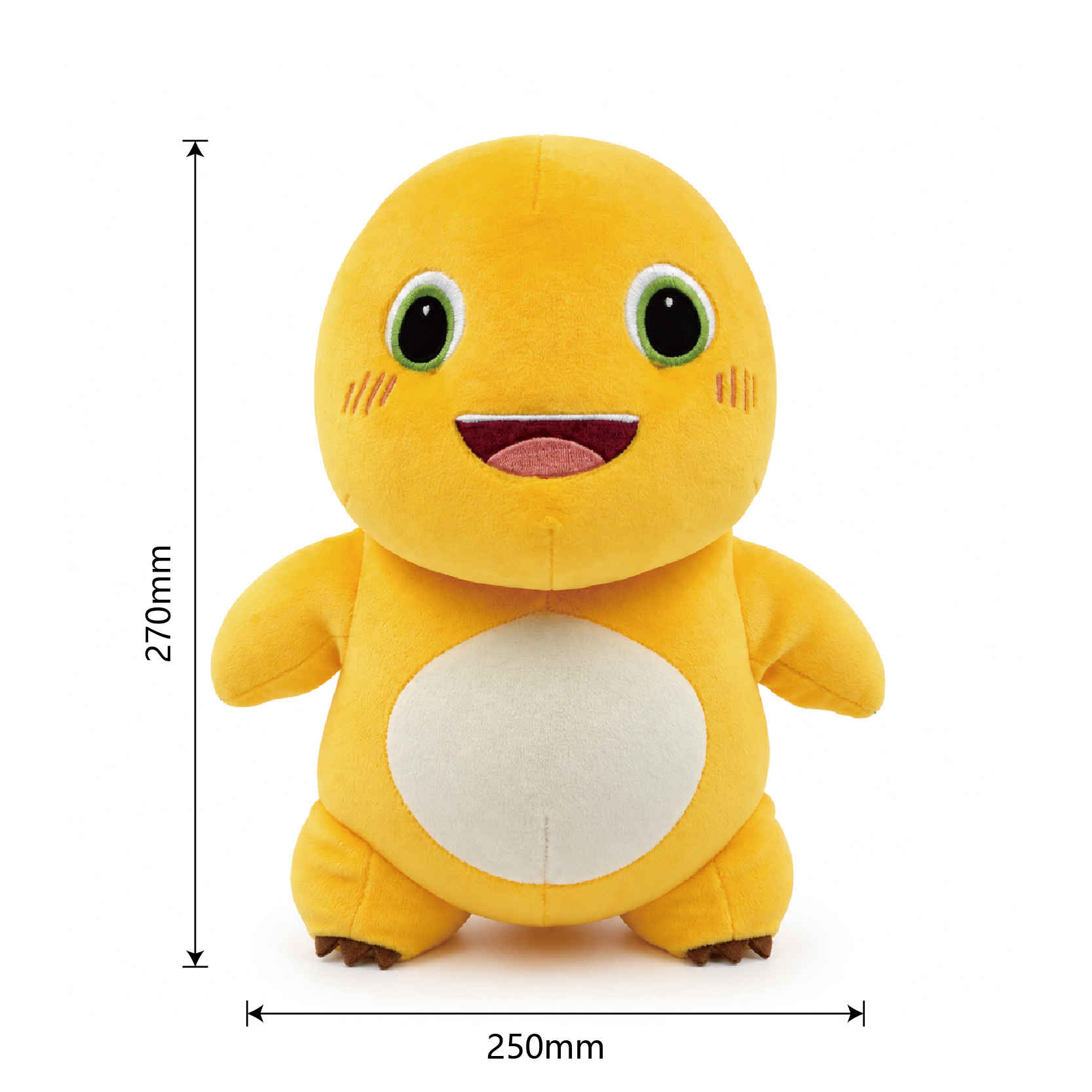 Nailong Yellow Dinosaur Plush Toy KJ3474
