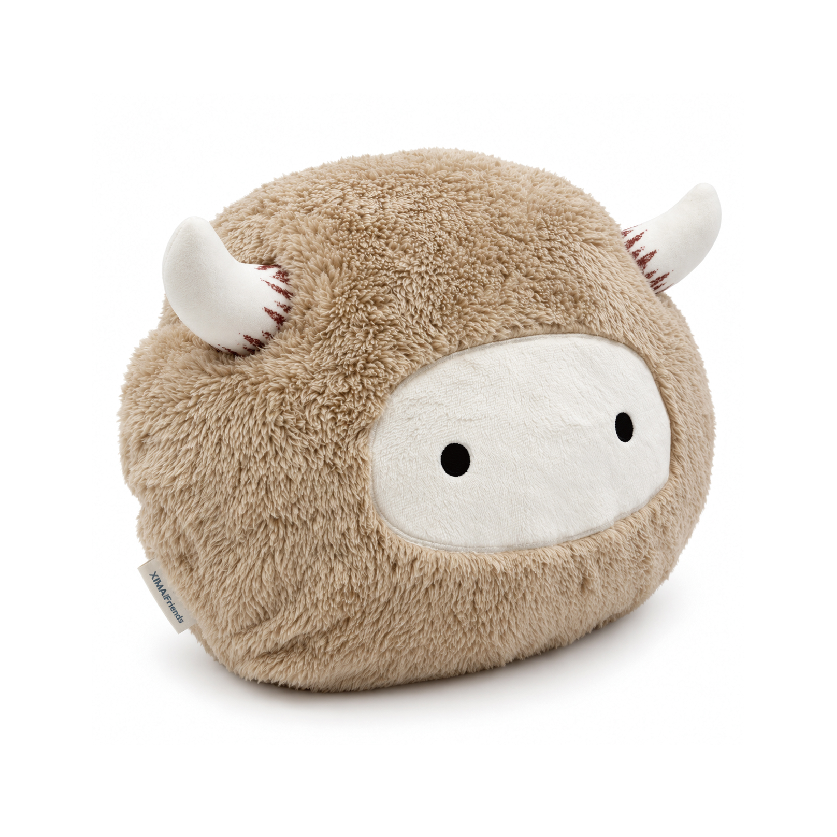 Fluffy Horned Plush Cushion (KJ3475) - product view 2