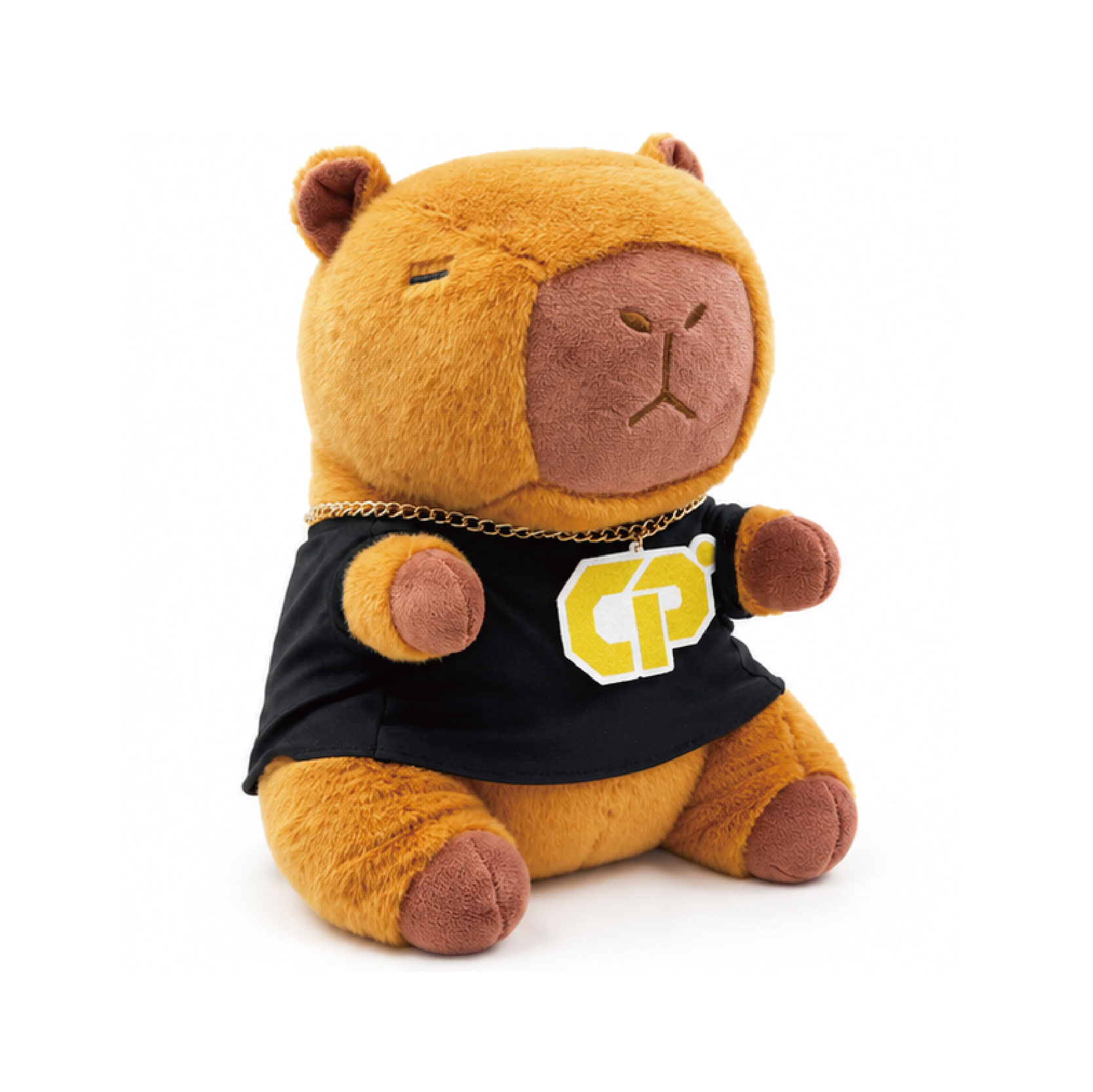 Capybara Plush Toy with Printed T-Shirt (KJ3476) - product view 2
