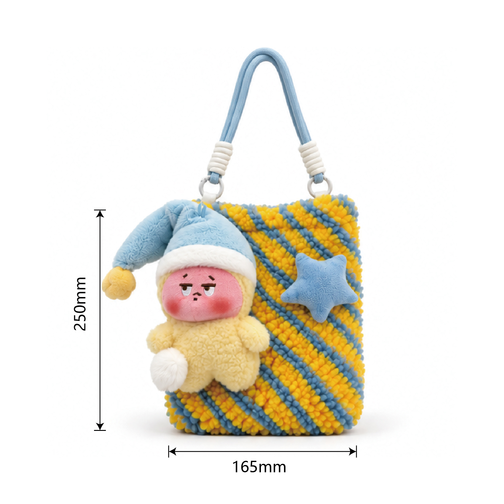 Star Character Plush Crossbody Bag KJ3479
