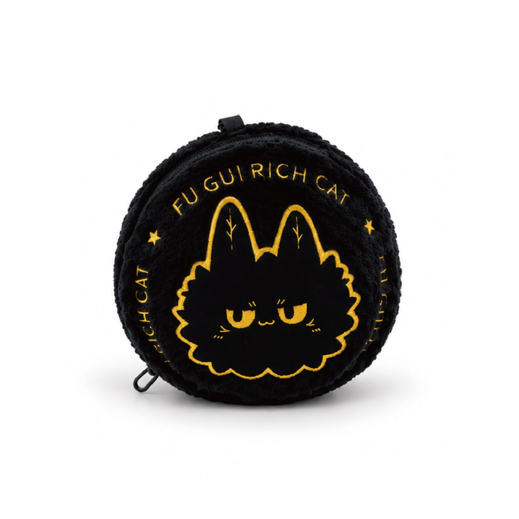 Fu Gui Rich Cat Foldable Plush Eye Mask (KJ3480) - product view 2