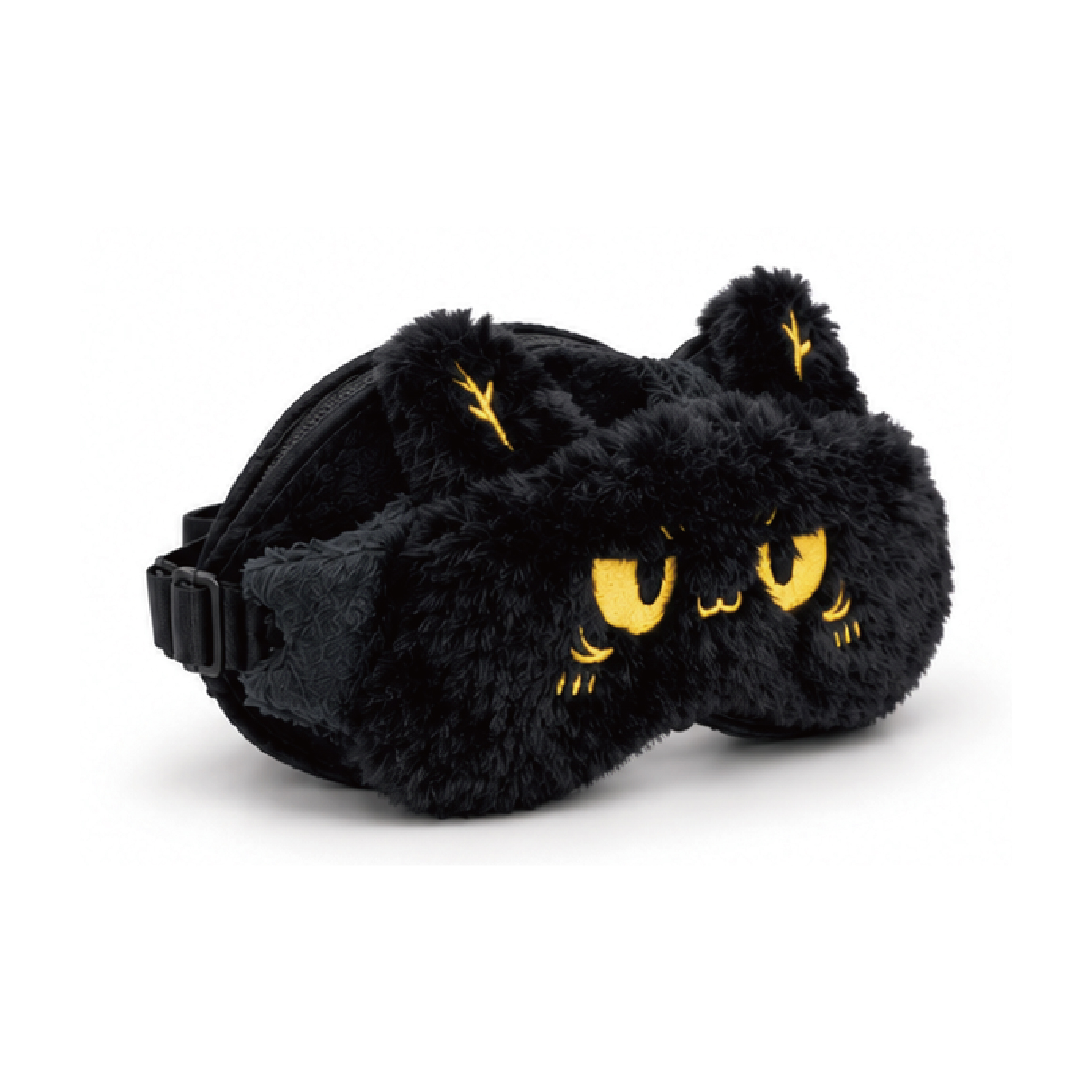 Fu Gui Rich Cat Foldable Plush Eye Mask (KJ3480) - product view 3