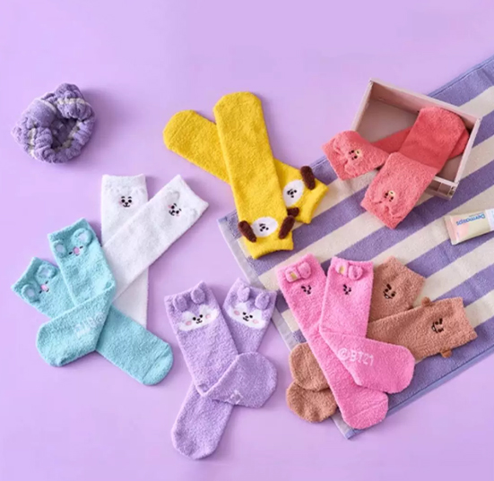 Cute Plush Warm Home Socks (KJ3483) - product view 2