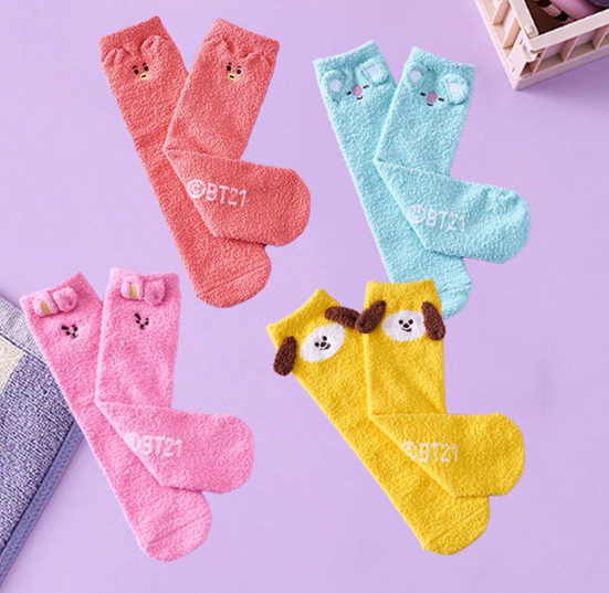 Cute Plush Warm Home Socks (KJ3483) - product view 3