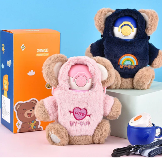 Crossbody Plush Cup Sleeve (KJ3484) - product view 2