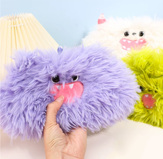 Little monster plush pencil case KJ3488, product view 3
